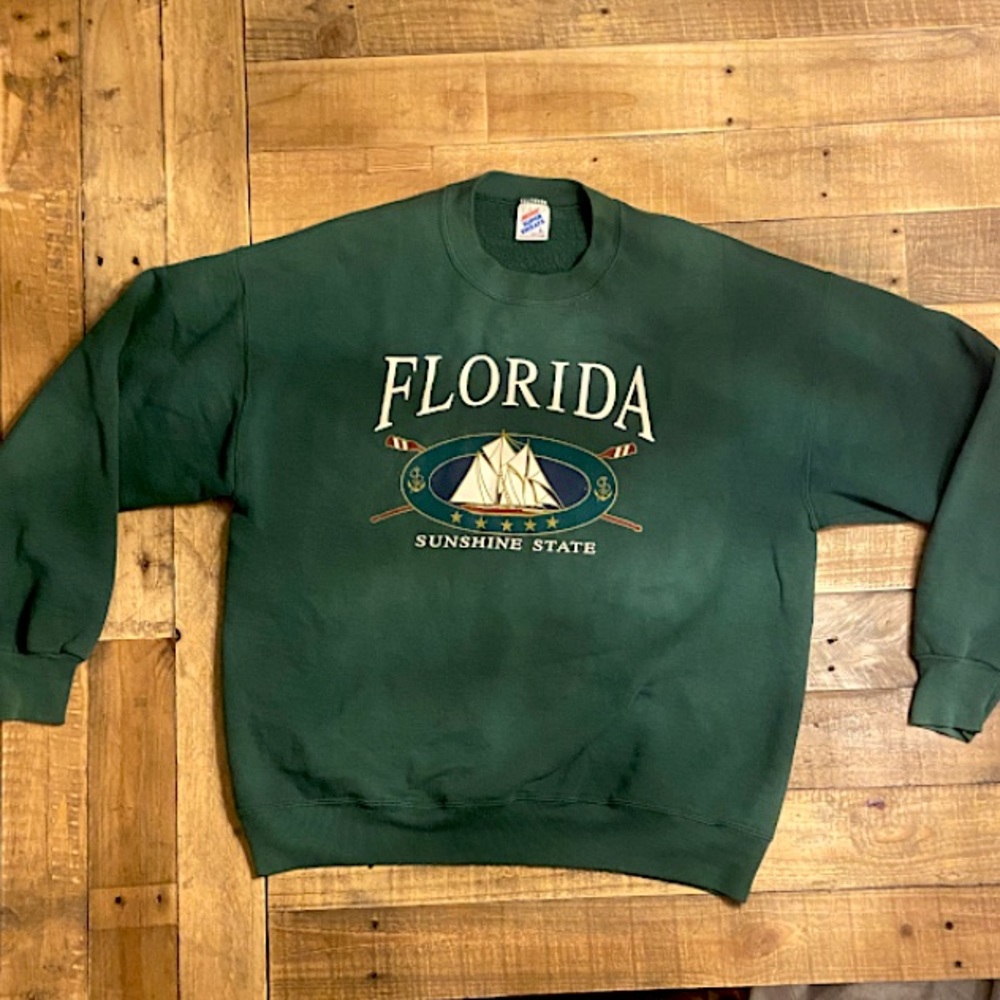Unisex Grn Florida Vintage Crewneck Sweatshirt